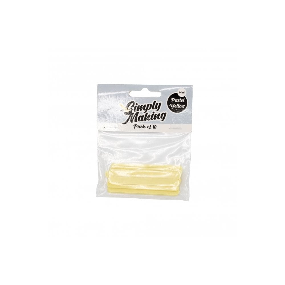 Yellow Pastel Cakesicle Sticks x 10