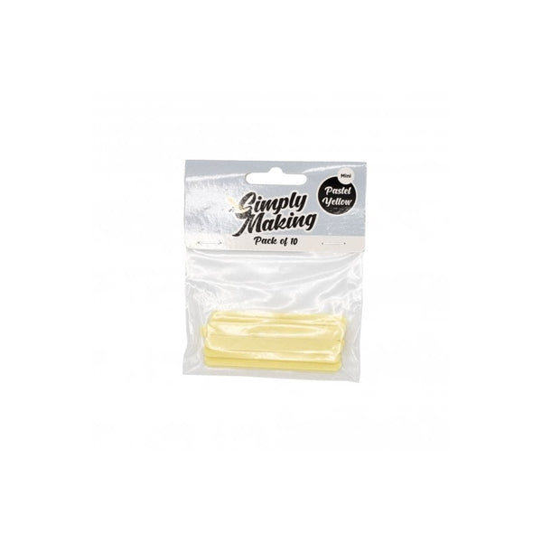 Yellow Pastel Cakesicle Sticks x 10