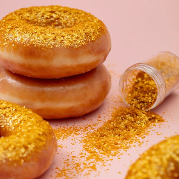 Gold Edible Glitter Flakes