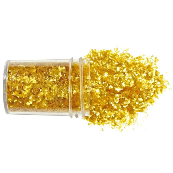 Gold Edible Glitter Flakes