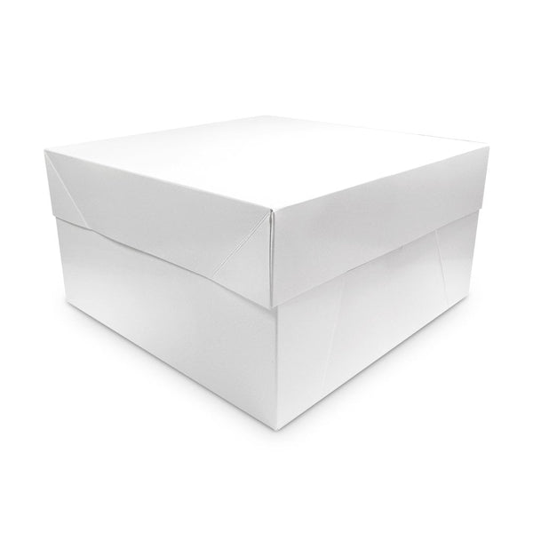 6" Deep Standard White Square Cake Box