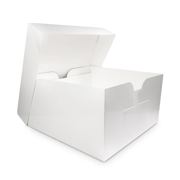 6" Deep Standard White Square Cake Box