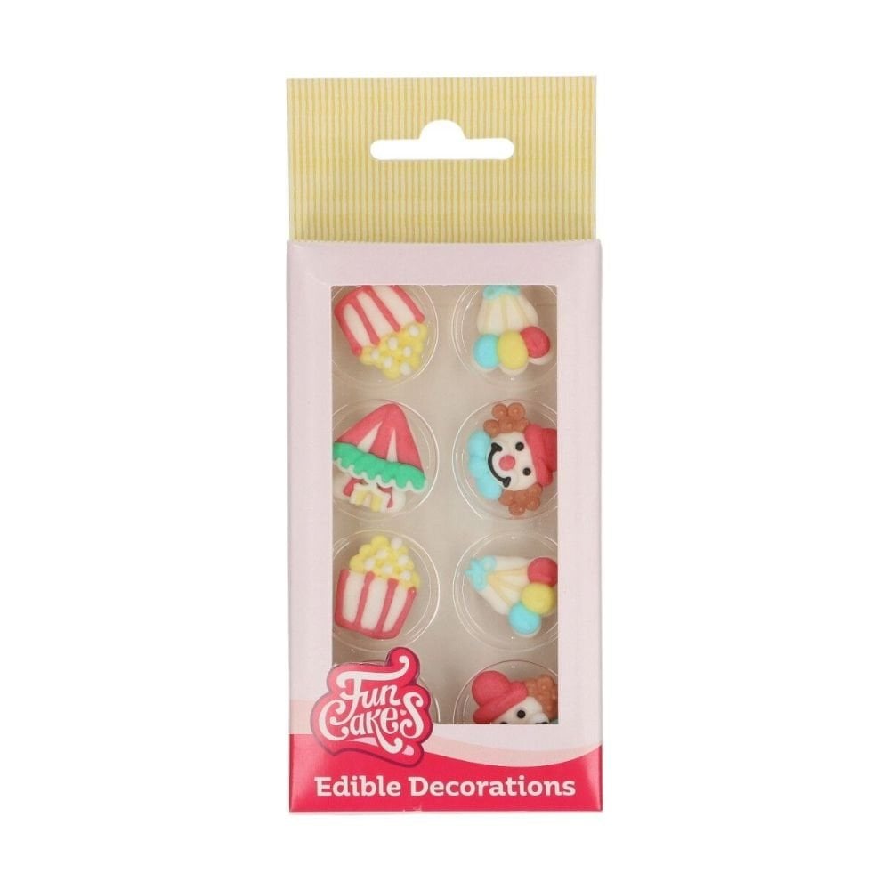 Circus Sugar Decorations Set Of 8