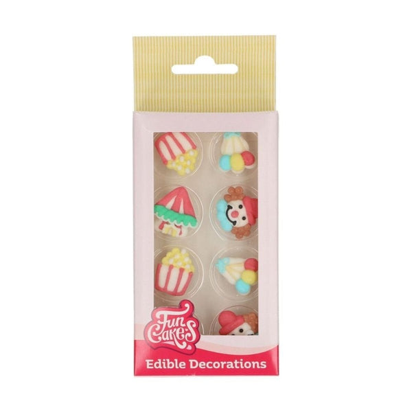 Circus Sugar Decorations Set Of 8