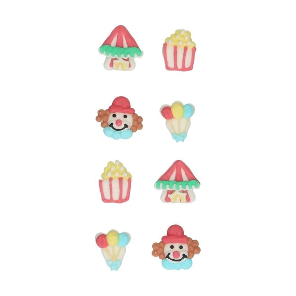 Circus Sugar Decorations Set Of 8