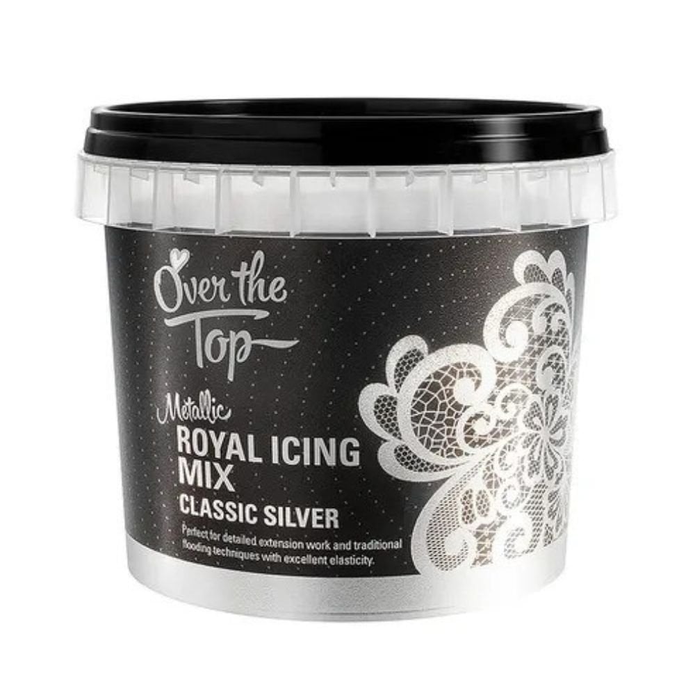 Classic Silver Metallic Royal Icing 150g