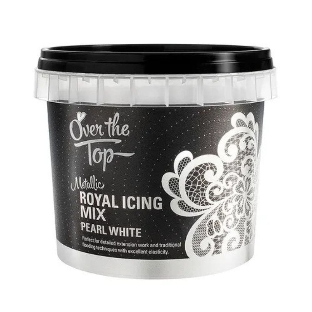 Pearl White Metallic Royal Icing 150g