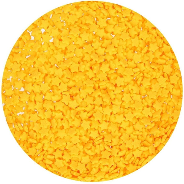 Yellow Mini Stars Sprinkles 60g