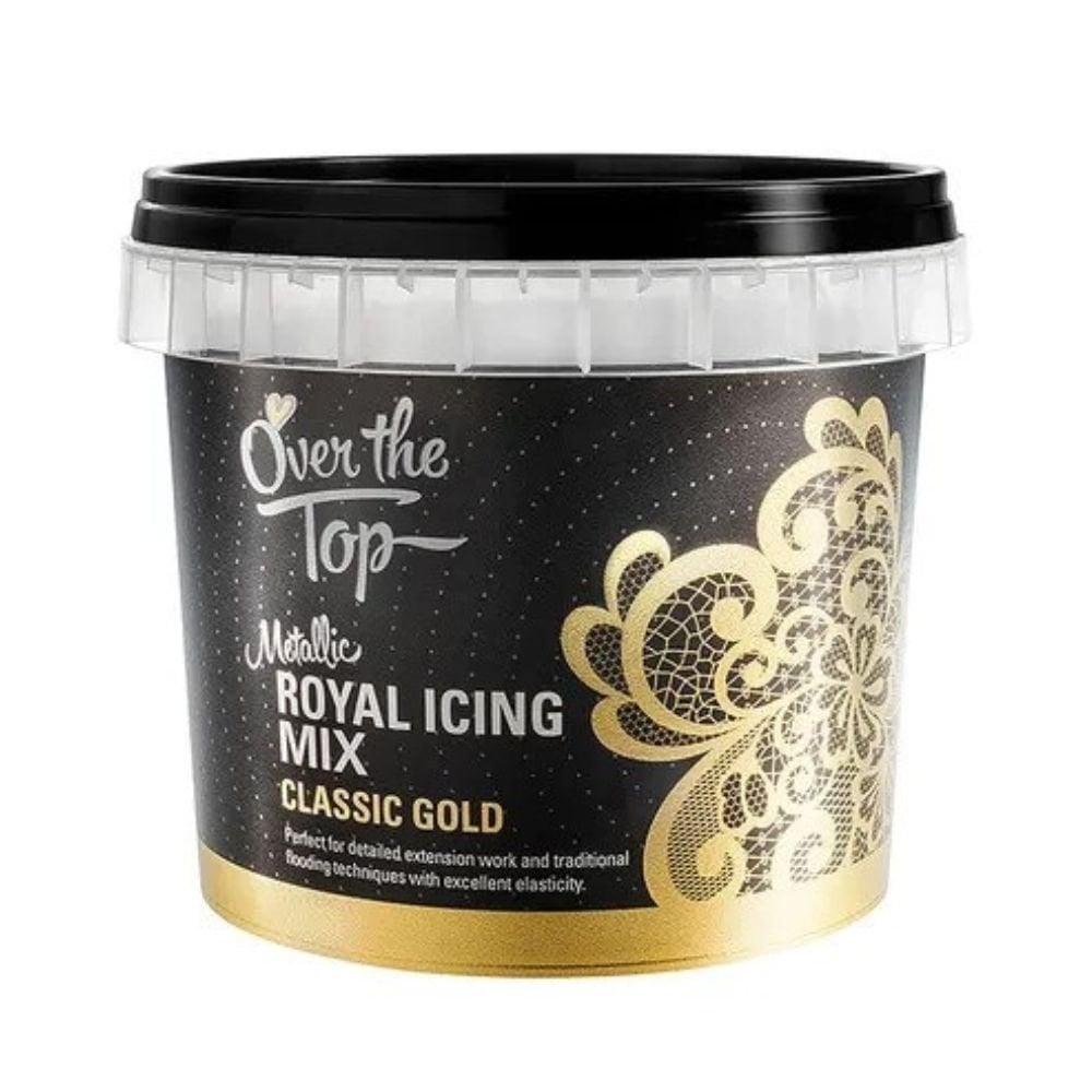 Classic Gold Metallic Royal Icing 150g