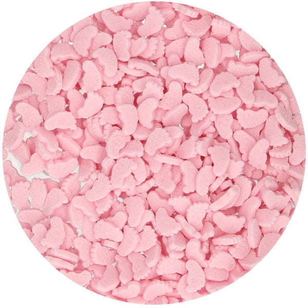 Pink Baby Feet Sprinkles 55g