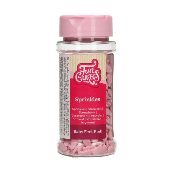 Pink Baby Feet Sprinkles 55g