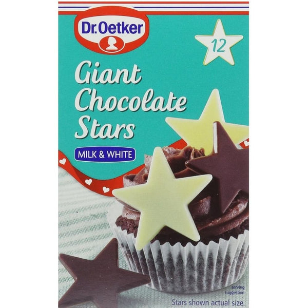 Giant Milk & White Chocolate Stars 20g