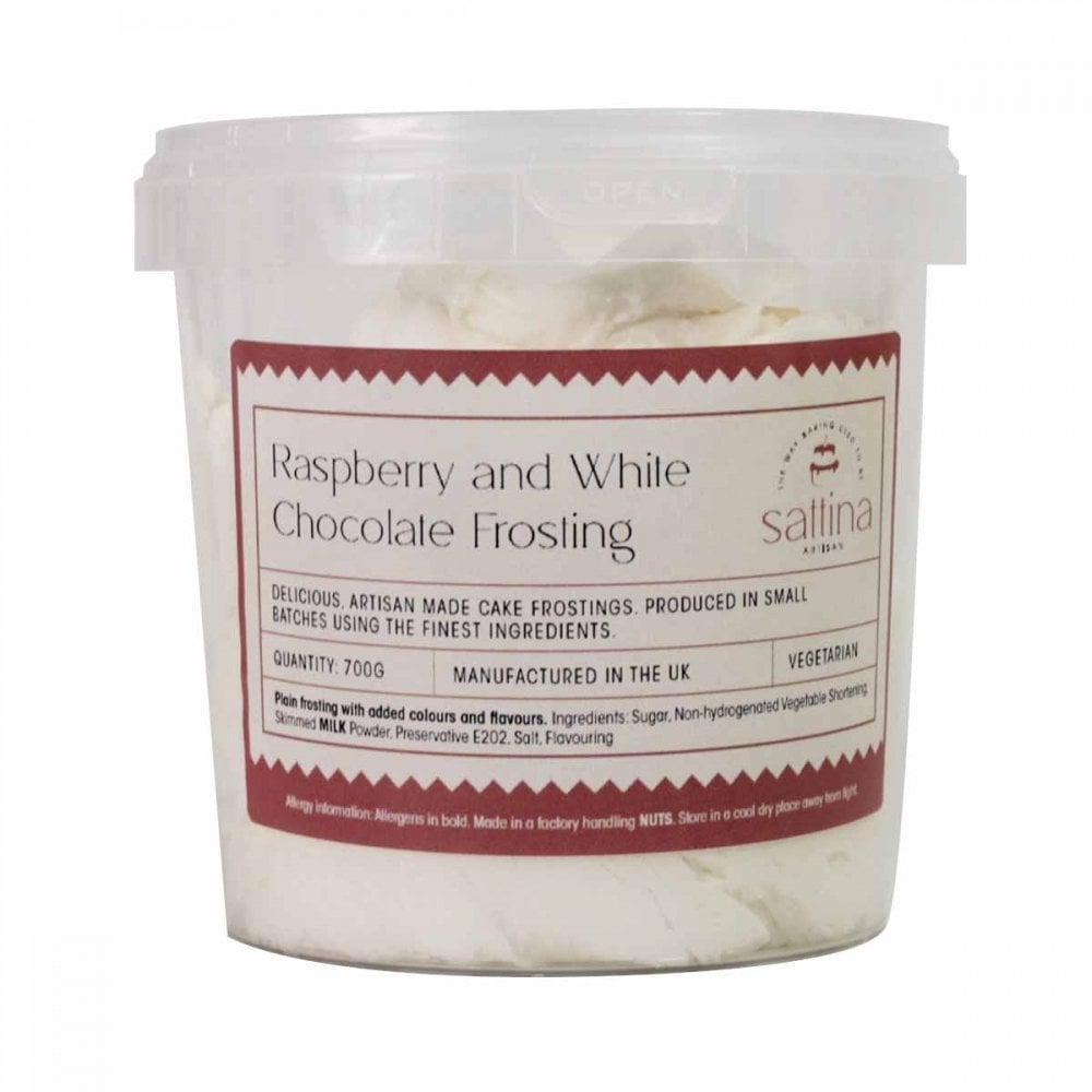 Raspberry & White Chocolate Frosting 700g