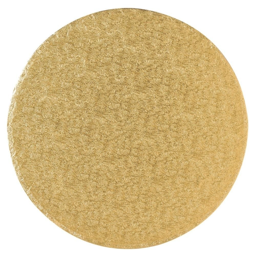 Gold Round Drum Cake Board