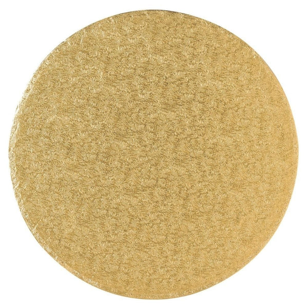 Gold Round Drum Cake Board