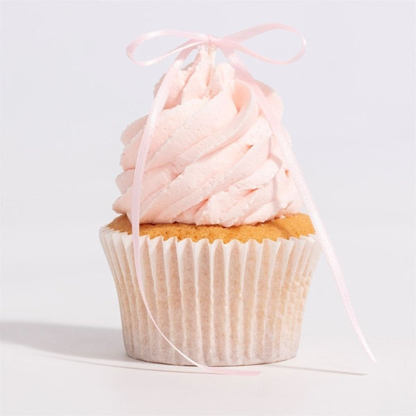 Light Pink Ribbon Bow Topper x 8