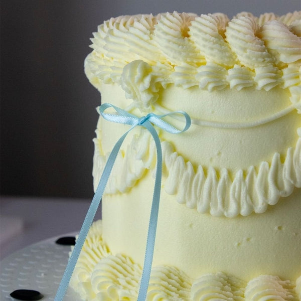 Blue Ribbon Bow Topper x 8