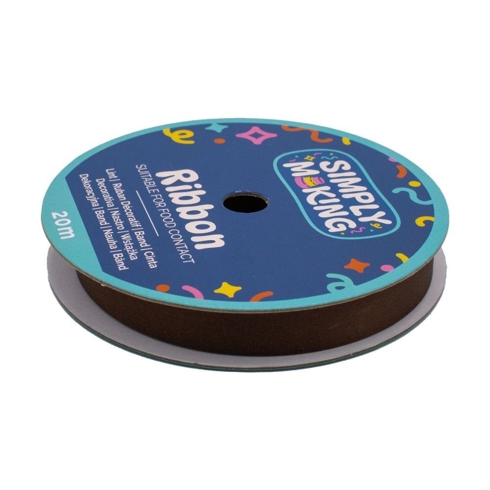 Cocoa Brown Food-Safe Ribbon x 20 Metres