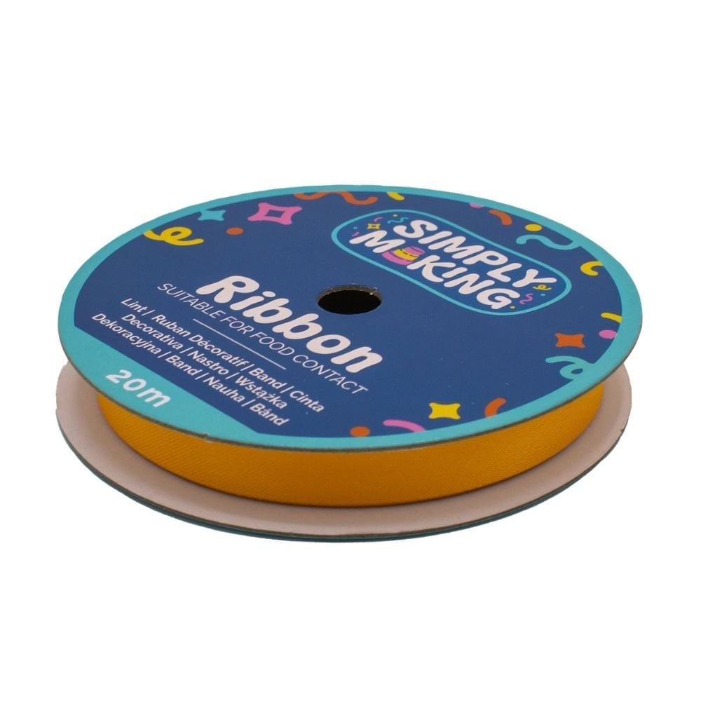 Gold Food-Safe Ribbon x 20 Metres