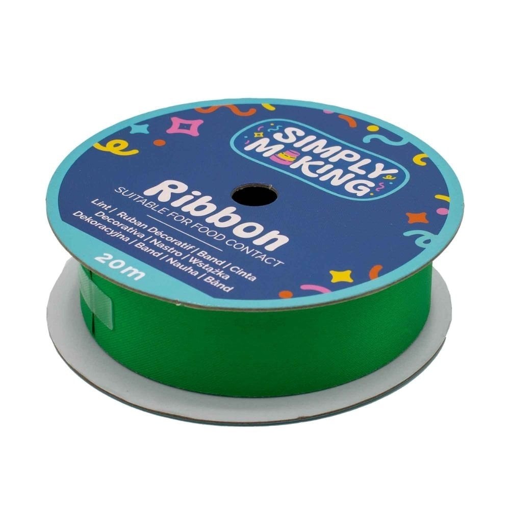 Grass Green Food-Safe Ribbon x 20 Metres