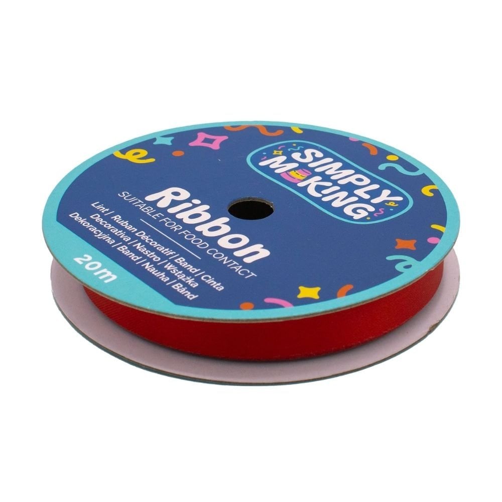 Red Food-Safe Ribbon x 20 Metres