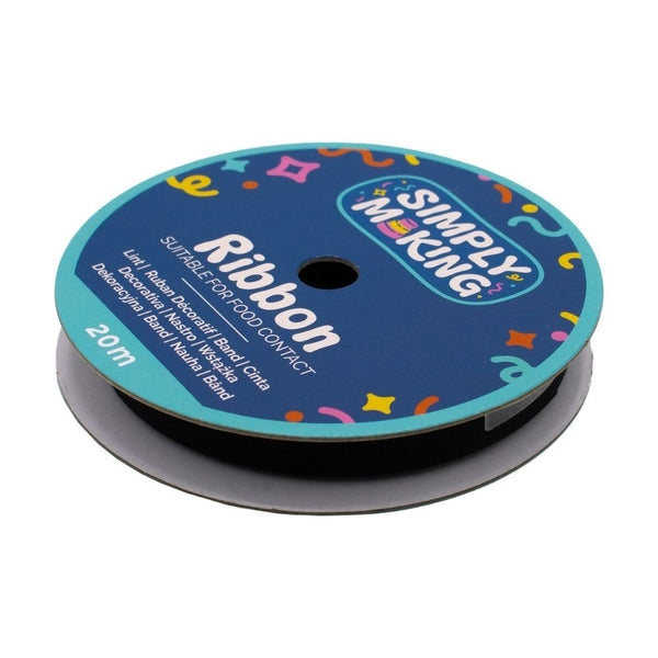 Black Food-Safe Ribbon x 20 Metres