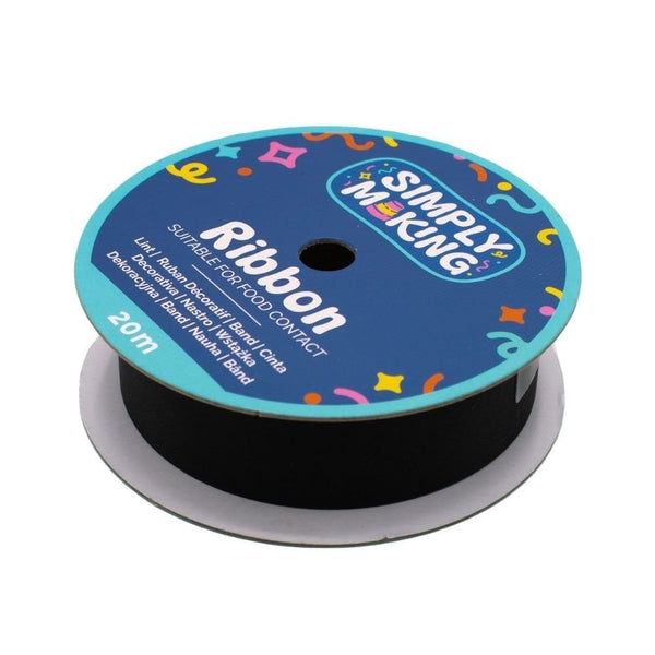 Black Food-Safe Ribbon x 20 Metres