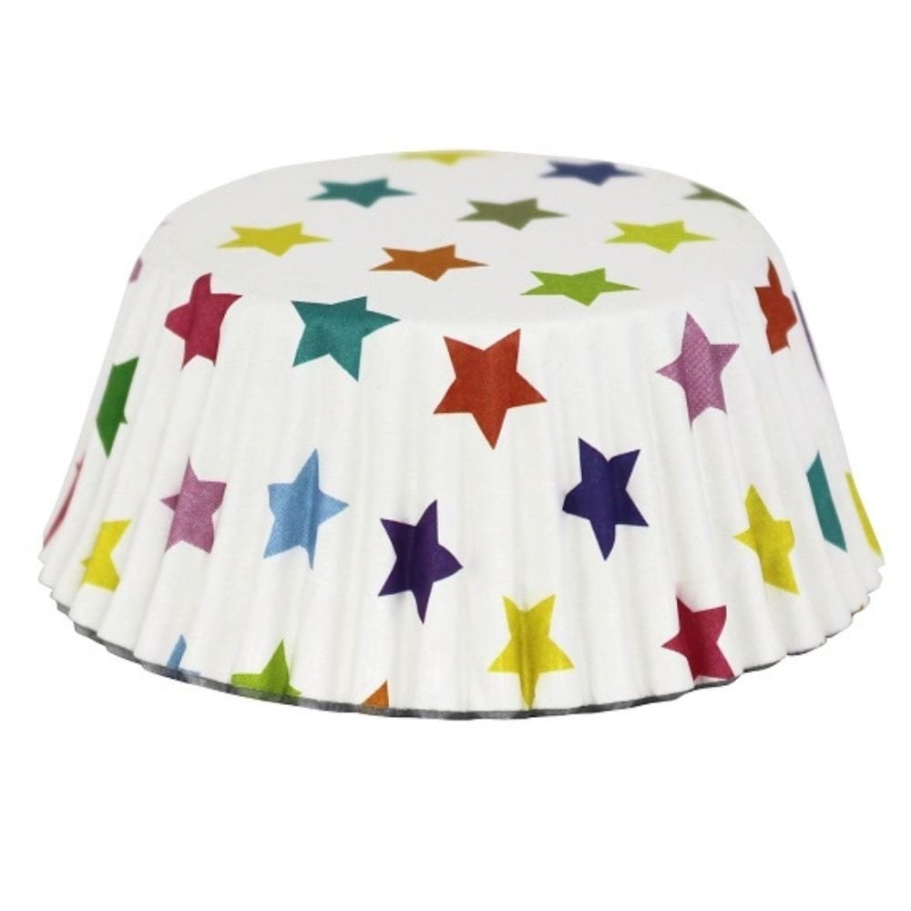 Stars Foil Lined Standard Cupcake Cases x 30