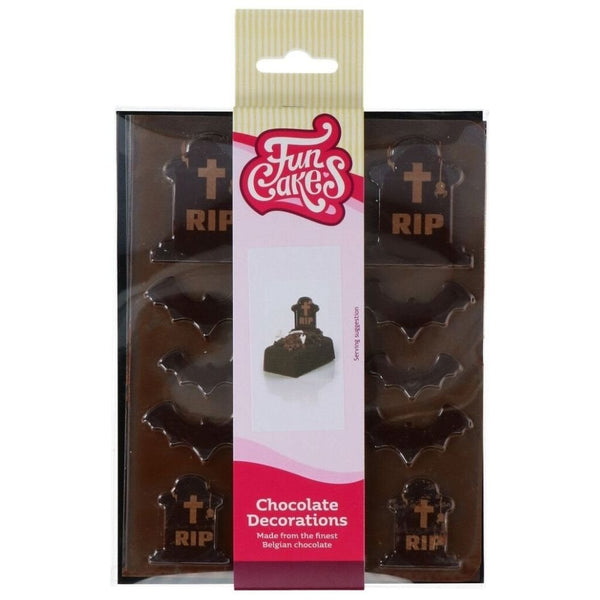 Graveyards Chocolate Decorations Set Of 14