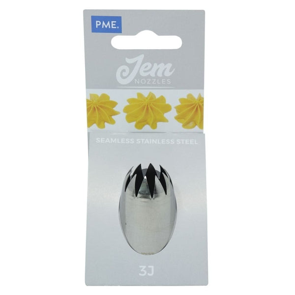 No.3J Large Curved Star Piping Tip JEM Nozzle