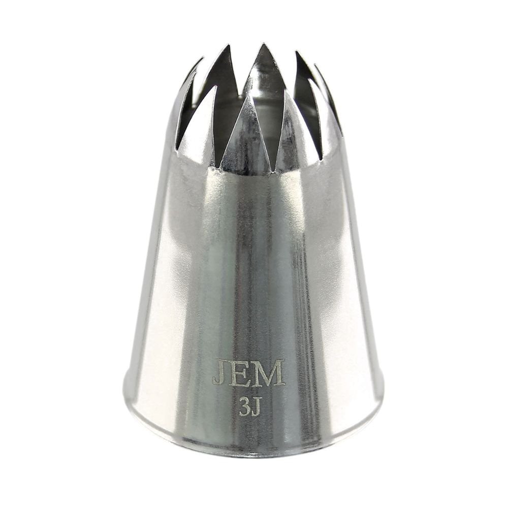 No.3J Large Curved Star Piping Tip JEM Nozzle