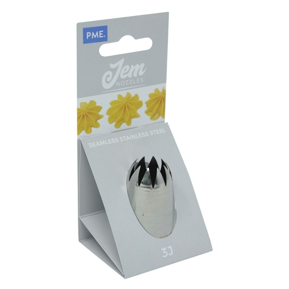 No.3J Large Curved Star Piping Tip JEM Nozzle
