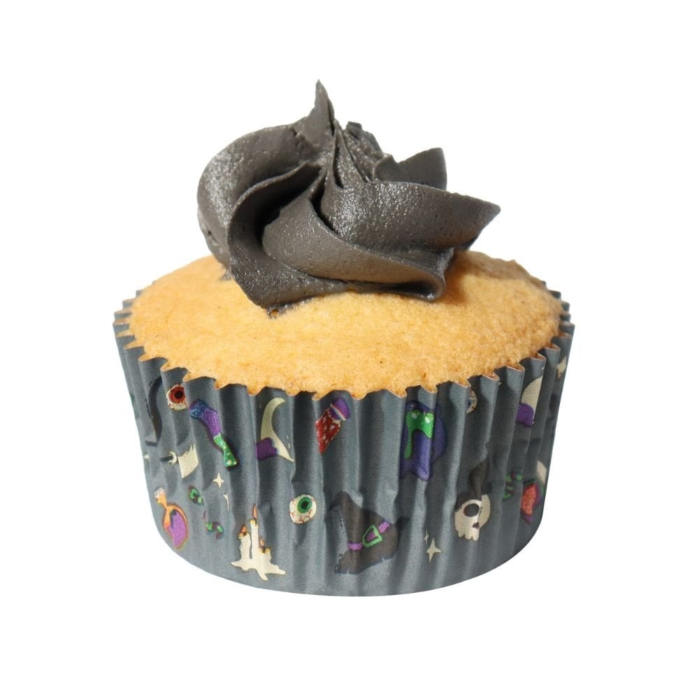 Wicked Witch Halloween Foil-Lined Cupcake Cases x 60