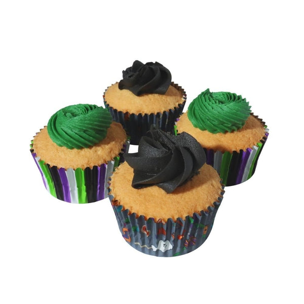 Trick or Treat Halloween Foil-Lined Cupcake Cases x 60