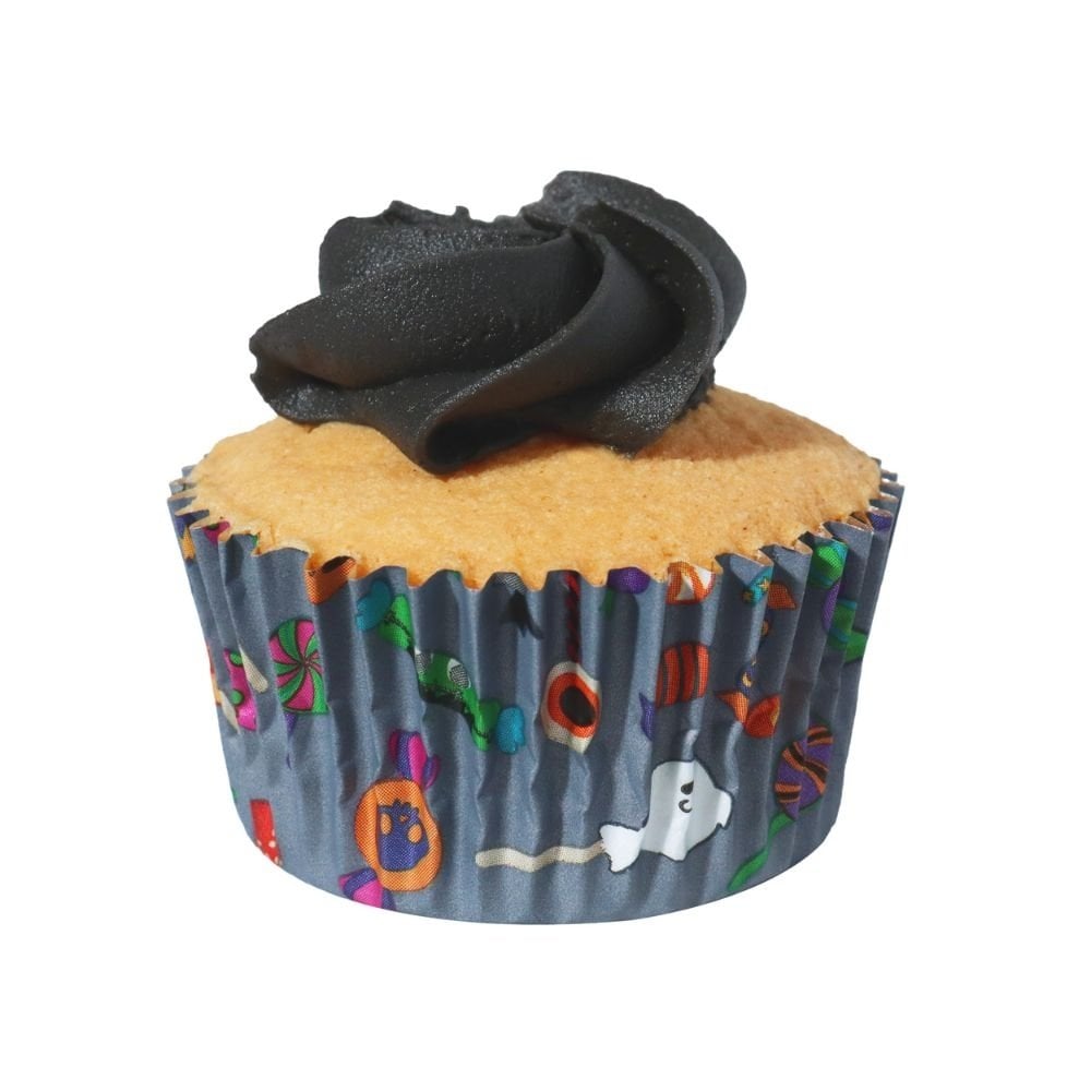 Trick or Treat Halloween Foil-Lined Cupcake Cases x 60