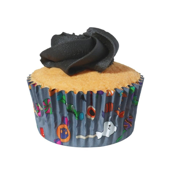 Trick or Treat Halloween Foil-Lined Cupcake Cases x 60