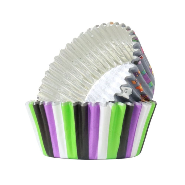 Trick or Treat Halloween Foil-Lined Cupcake Cases x 60