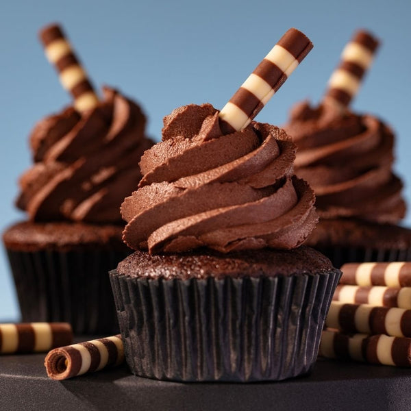 Striped Mini Chocolate Curls 100g