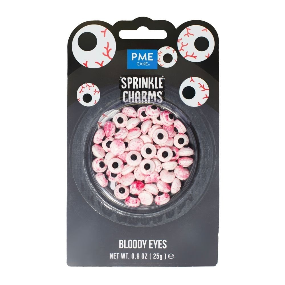 Bloody Eyes Halloween Sprinkle Charms 25g