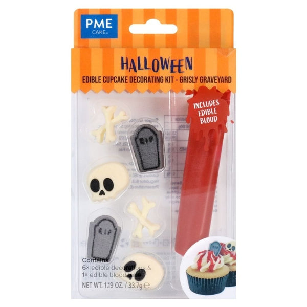 Grisly Graveyard Halloween Cupcake Decorating Kit