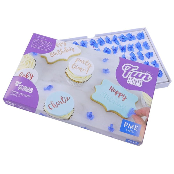 Fun Fonts Embossing Collection - For Cupcakes & Cookies