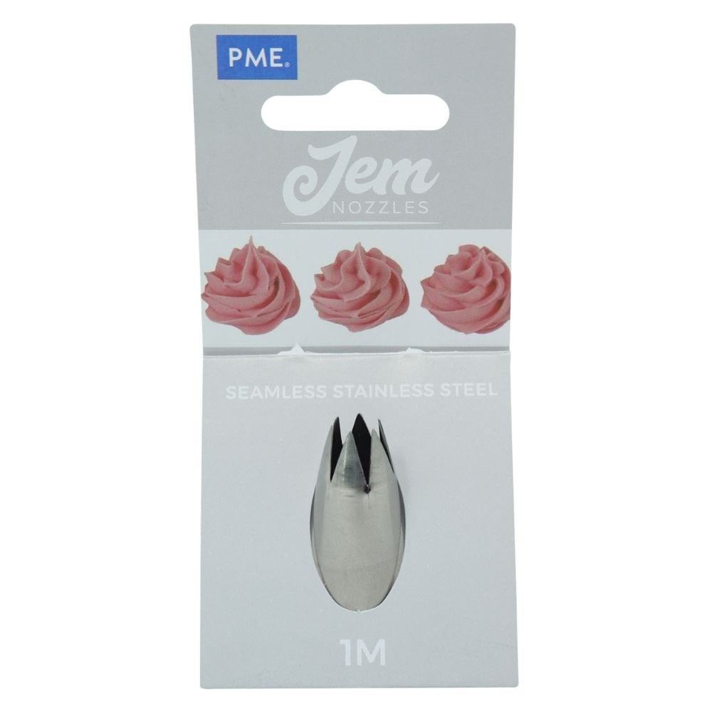 No.1M Small Open Star Savoy Piping Tip JEM Nozzle