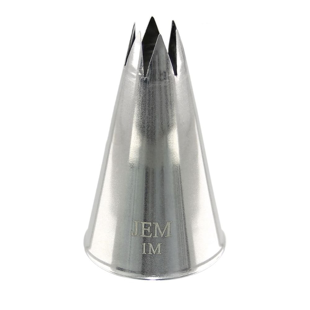 No.1M Small Open Star Savoy Piping Tip JEM Nozzle