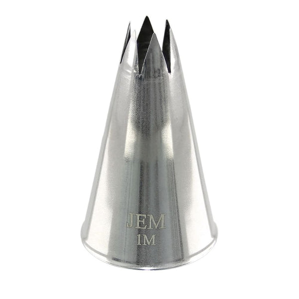 No.1M Small Open Star Savoy Piping Tip JEM Nozzle