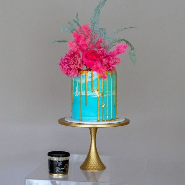 Classic Gold Metallic Royal Icing 150g