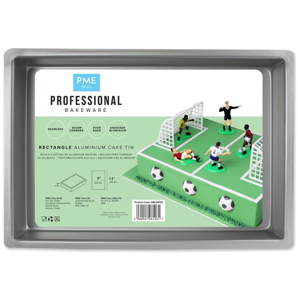 3 Inch Deep Oblong Seamless Baking Tin