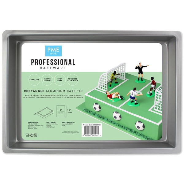 3 Inch Deep Oblong Seamless Baking Tin