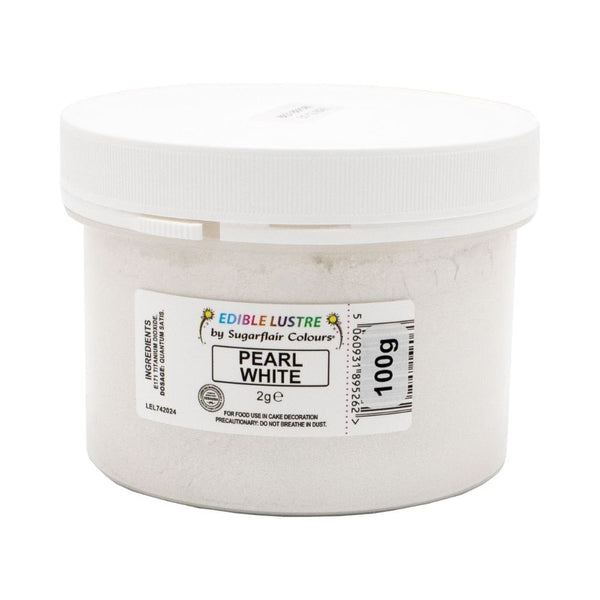 Pearl White Edible Lustre Dusting Colour