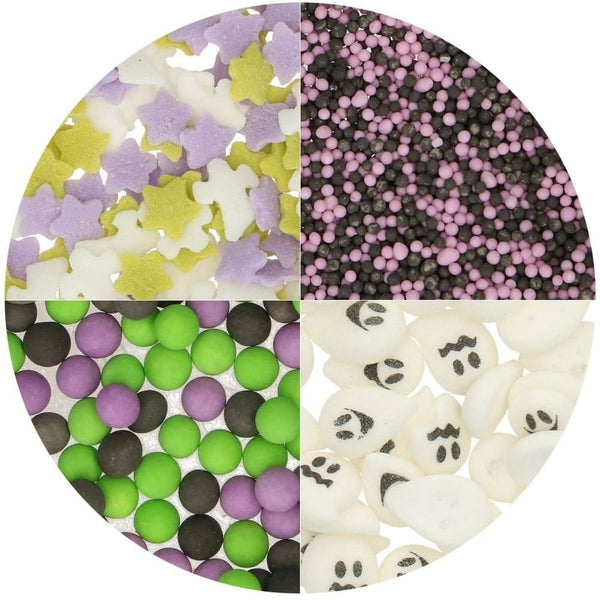Spooky Halloween 4-In-1 Sprinkle Mix