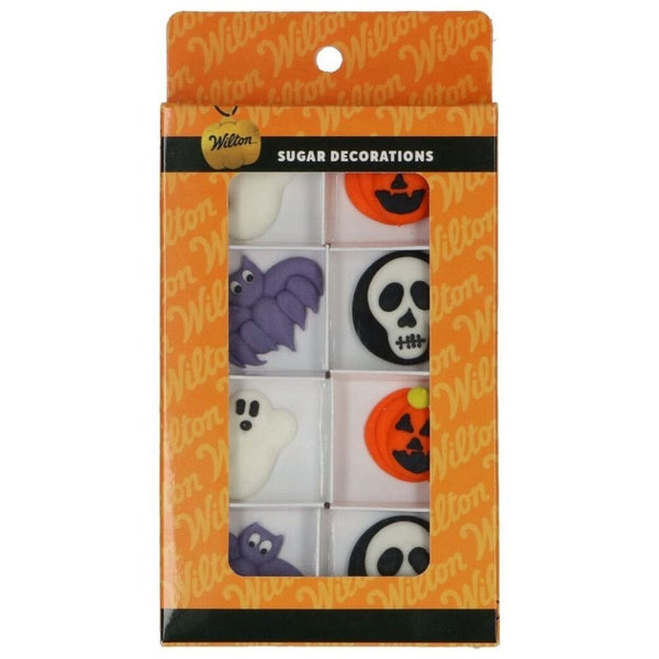 Classic Halloween Sugar Decorations Set Of 8
